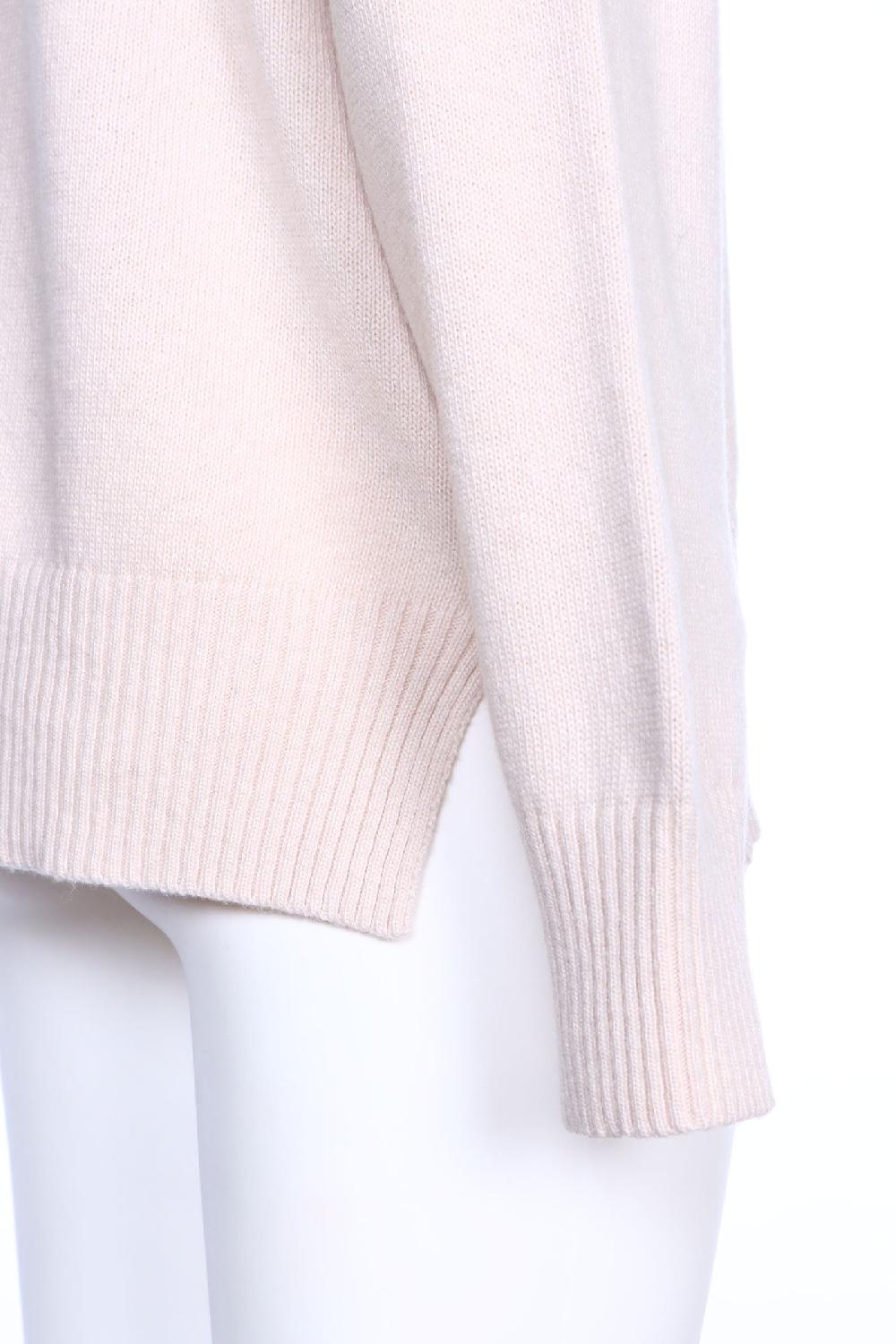 Soallure MAGLIA BOXY COLLO A V IN MISTO CASHMERE Prezzo Ridotto