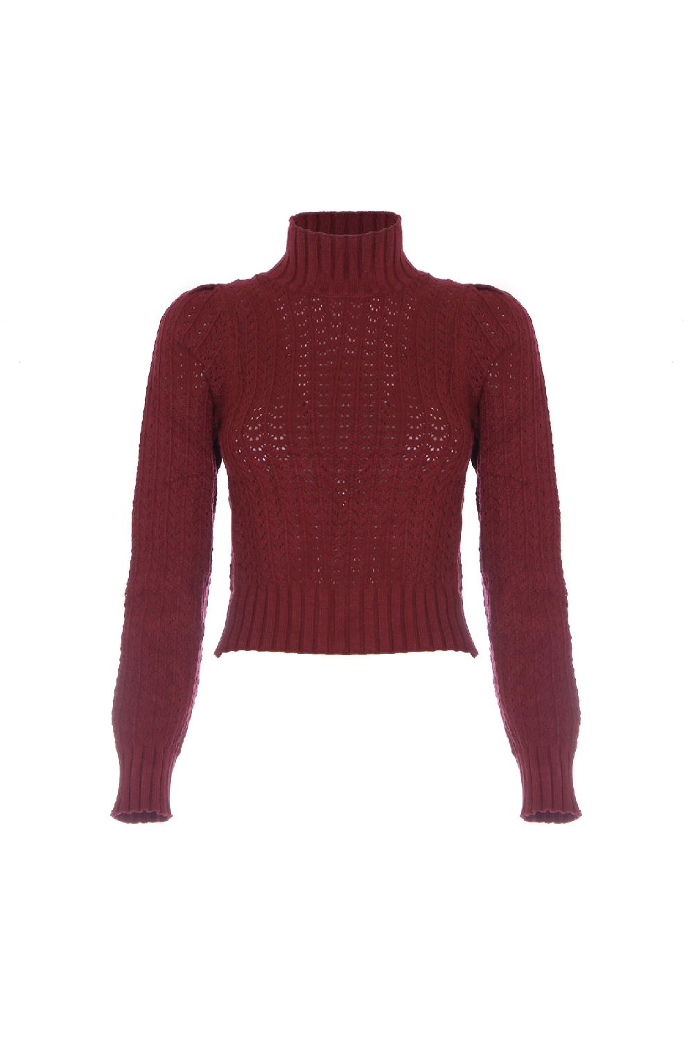 Soallure MAGLIA LUPETTO CROCHET Sottocosto