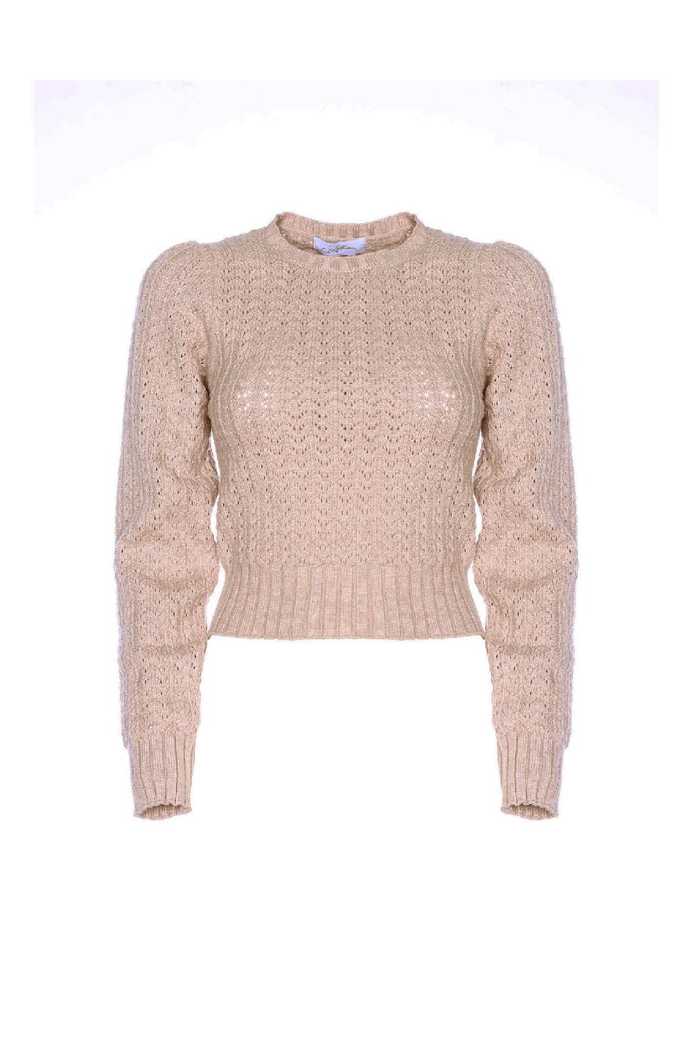 Soallure MAGLIA CON LAVORAZIONE CROCHET Convenienza