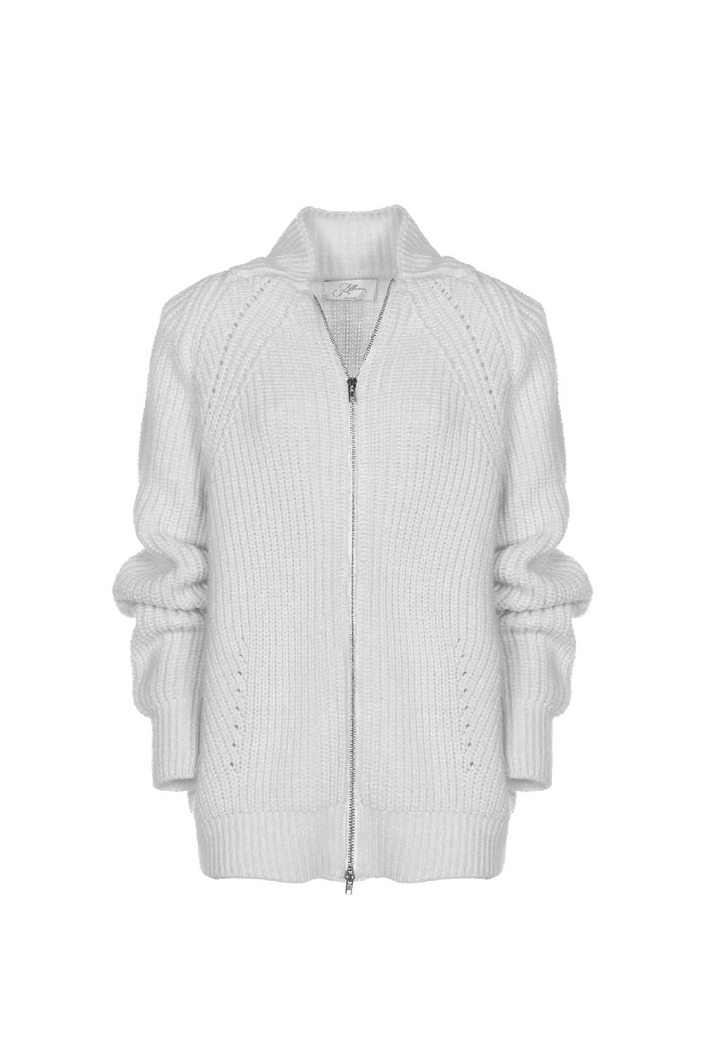 Soallure CARDIGAN ZIP IN LANA CARDATA Sconto