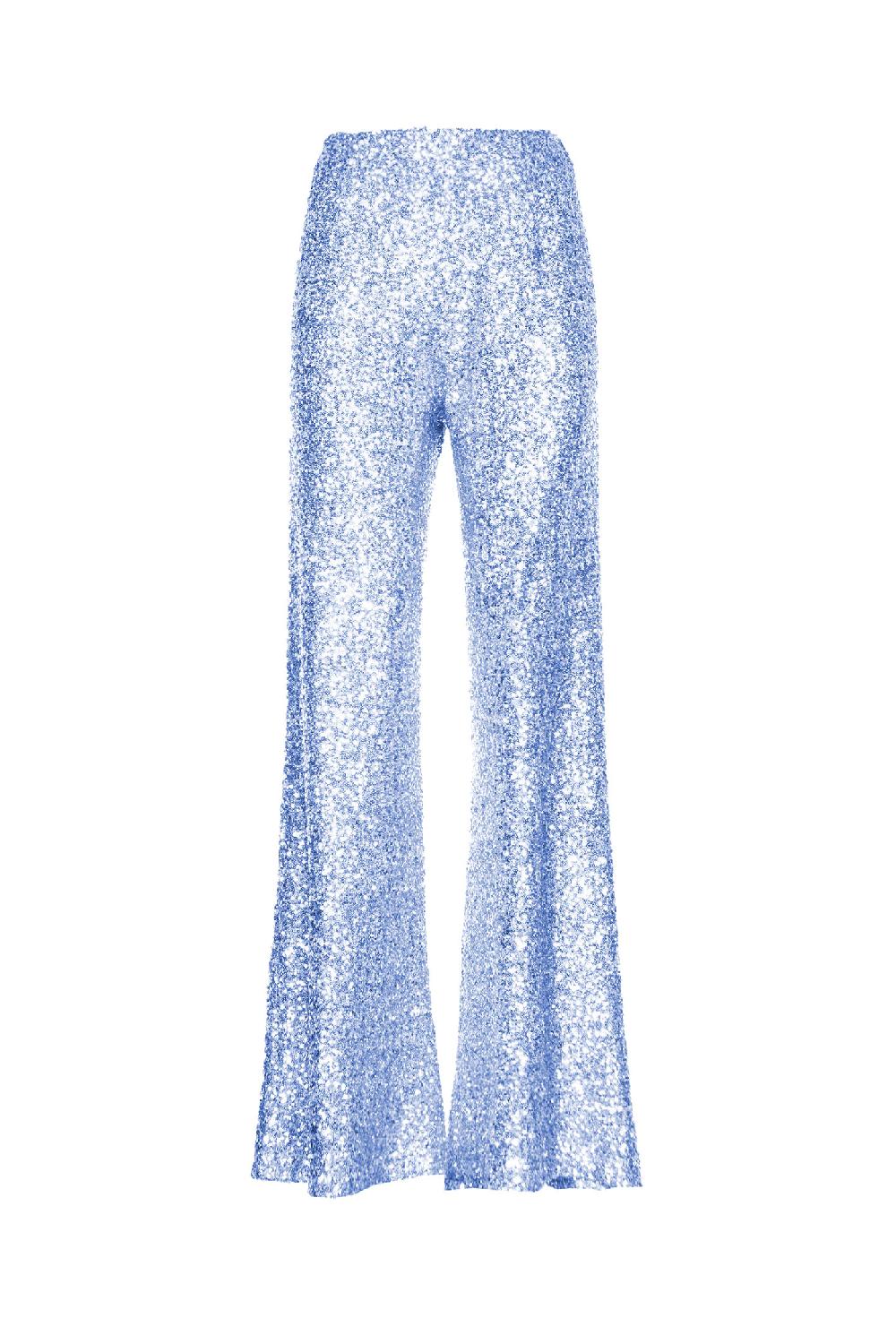 Soallure PANTALONE PALAZZO PAILLETTES Vendita Economica