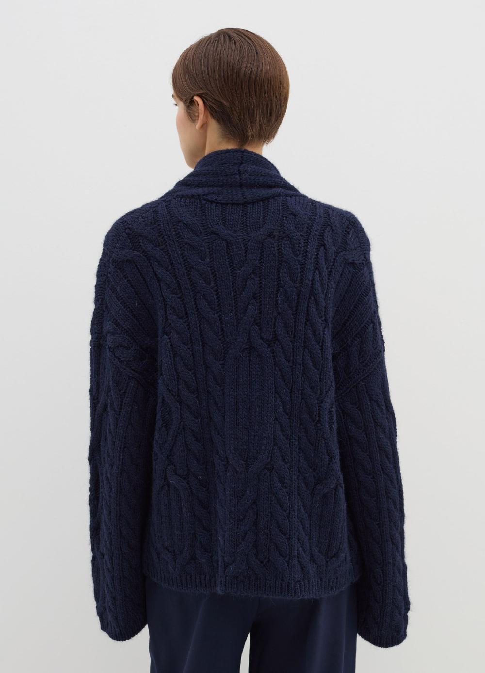 Stefanel Cardigan aperto in stoppino a trecce Fino al 60% di sconto