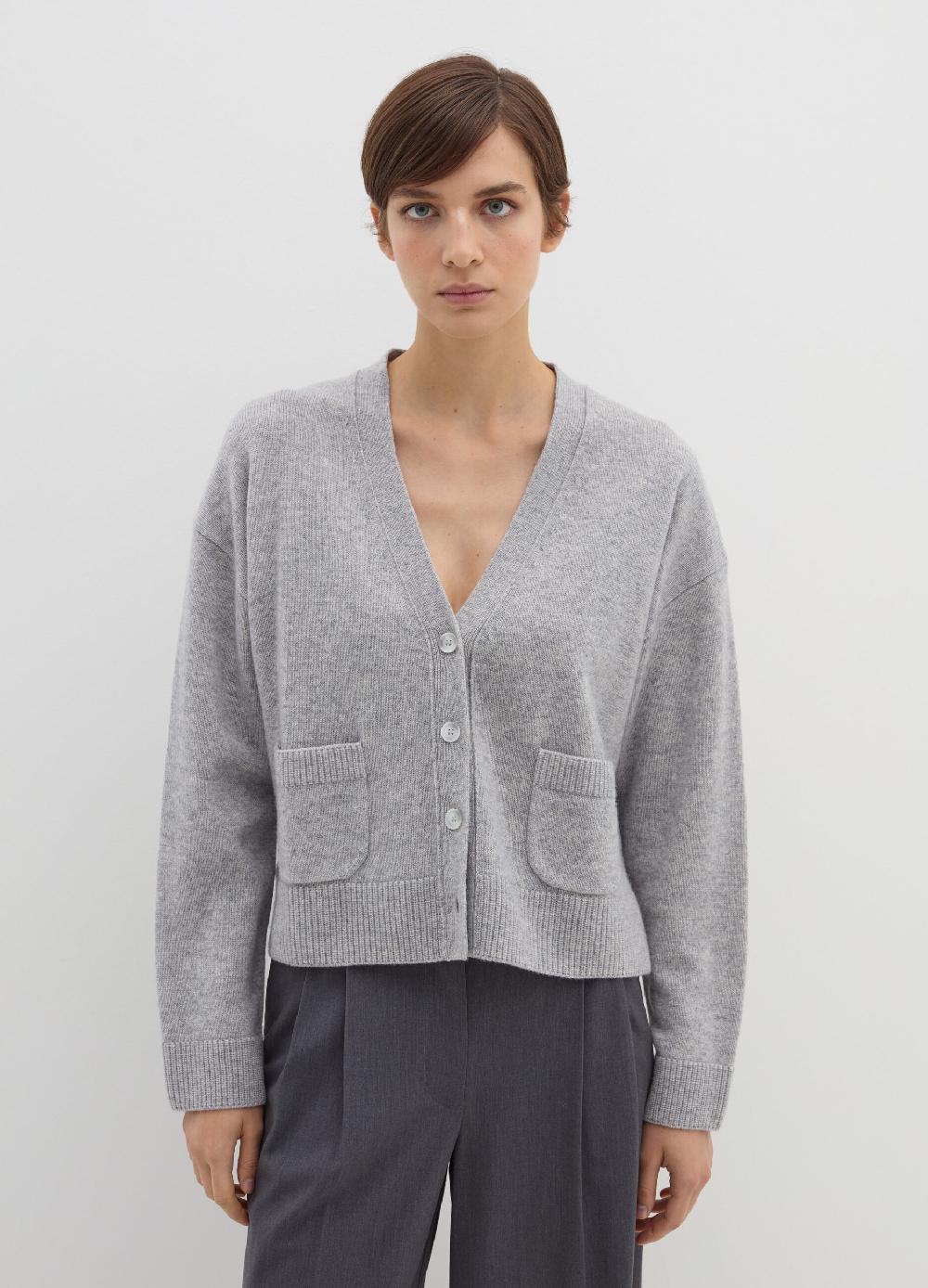 Stefanel Cardigan in lana e cashmere con scollo a V Fino al 65% di sconto
