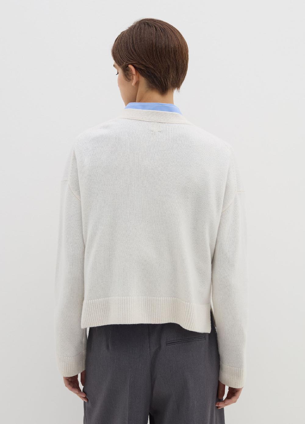 Stefanel Cardigan in lana e cashmere con scollo a V Sostegno trimestrale