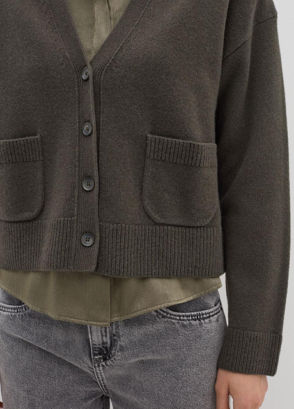 Stefanel Cardigan in lana e cashmere con scollo a V Solo un giorno rimasto