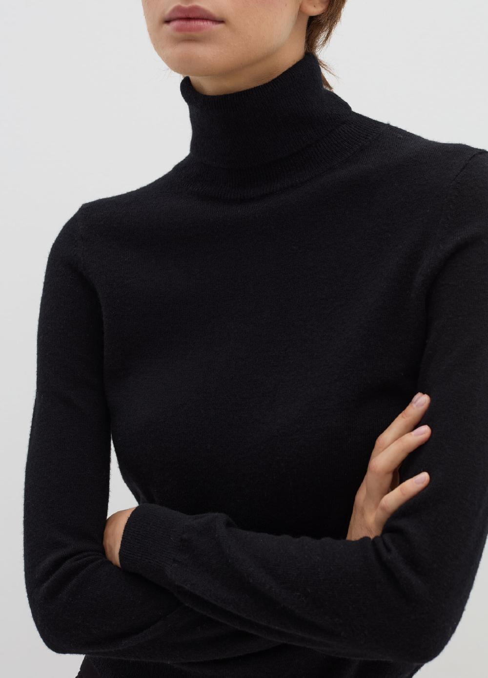 Stefanel Pullover in lana cardata a collo alto Trasporto libero internazionale