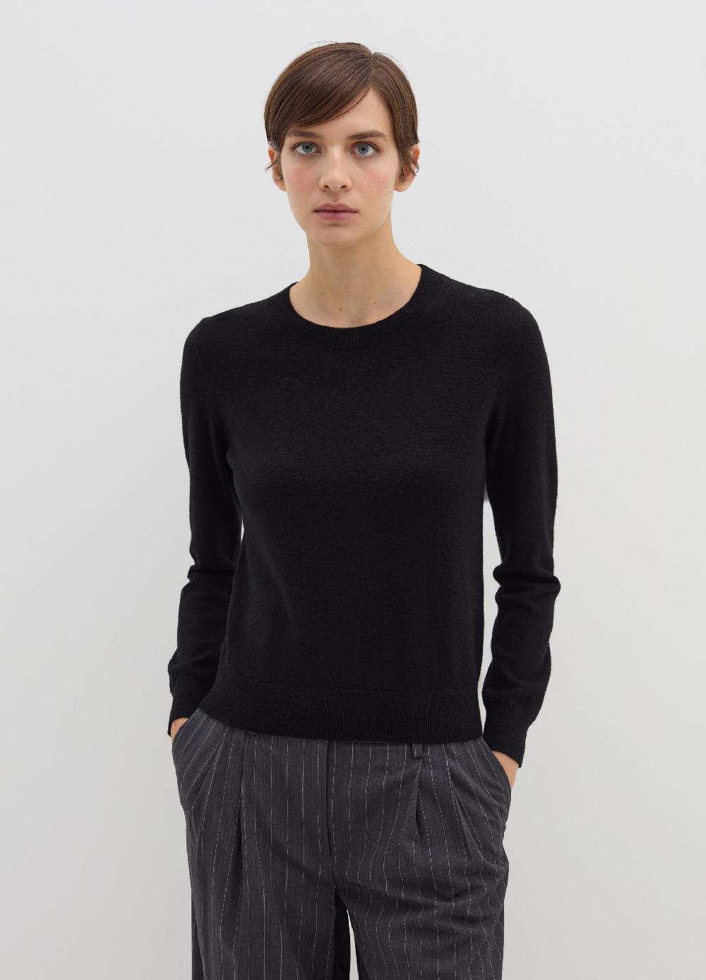 Stefanel Maglia in lana cardata con maniche lunghe Officina