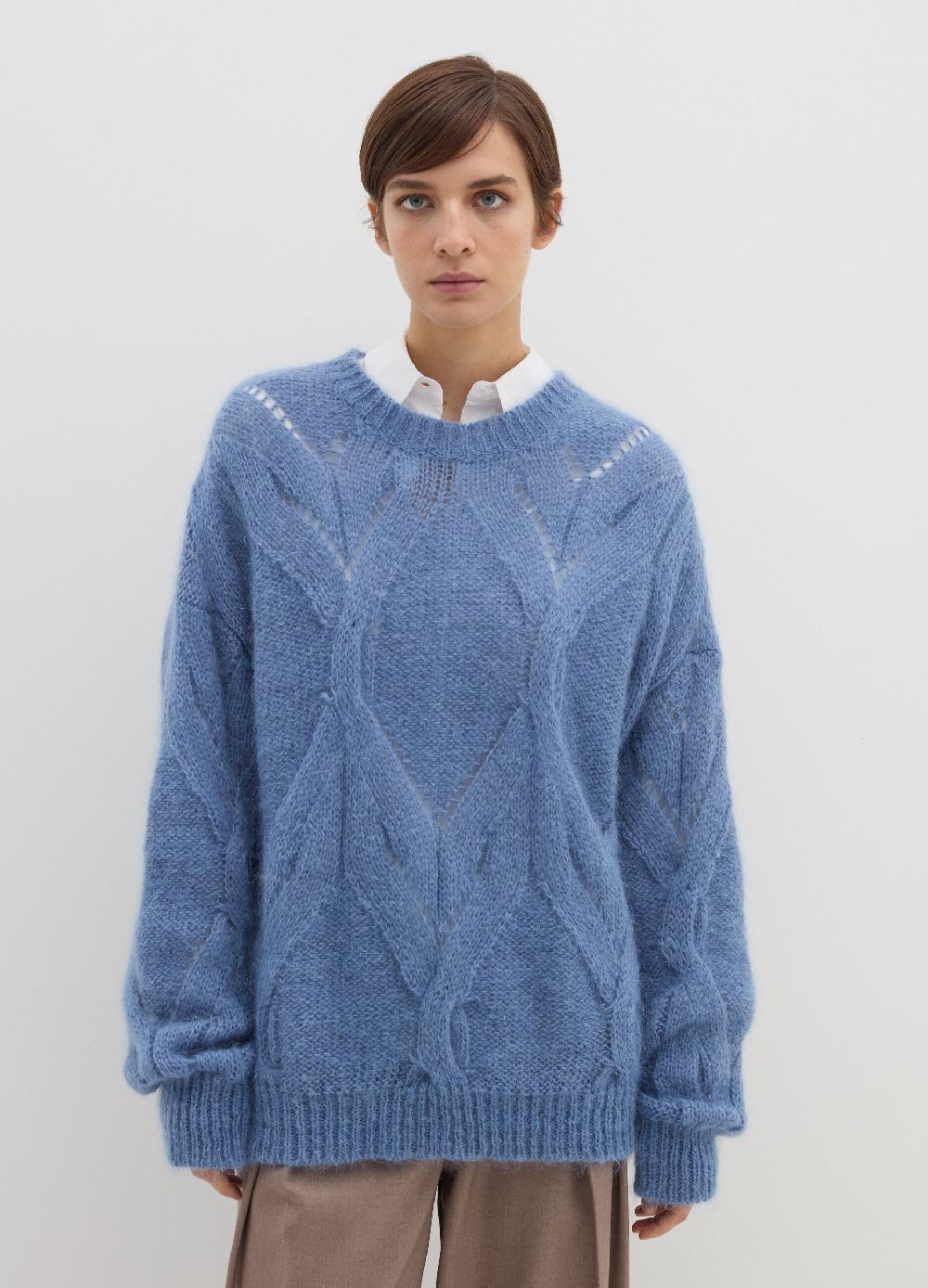 Stefanel Pullover oversize tricot con lurex Nuovo