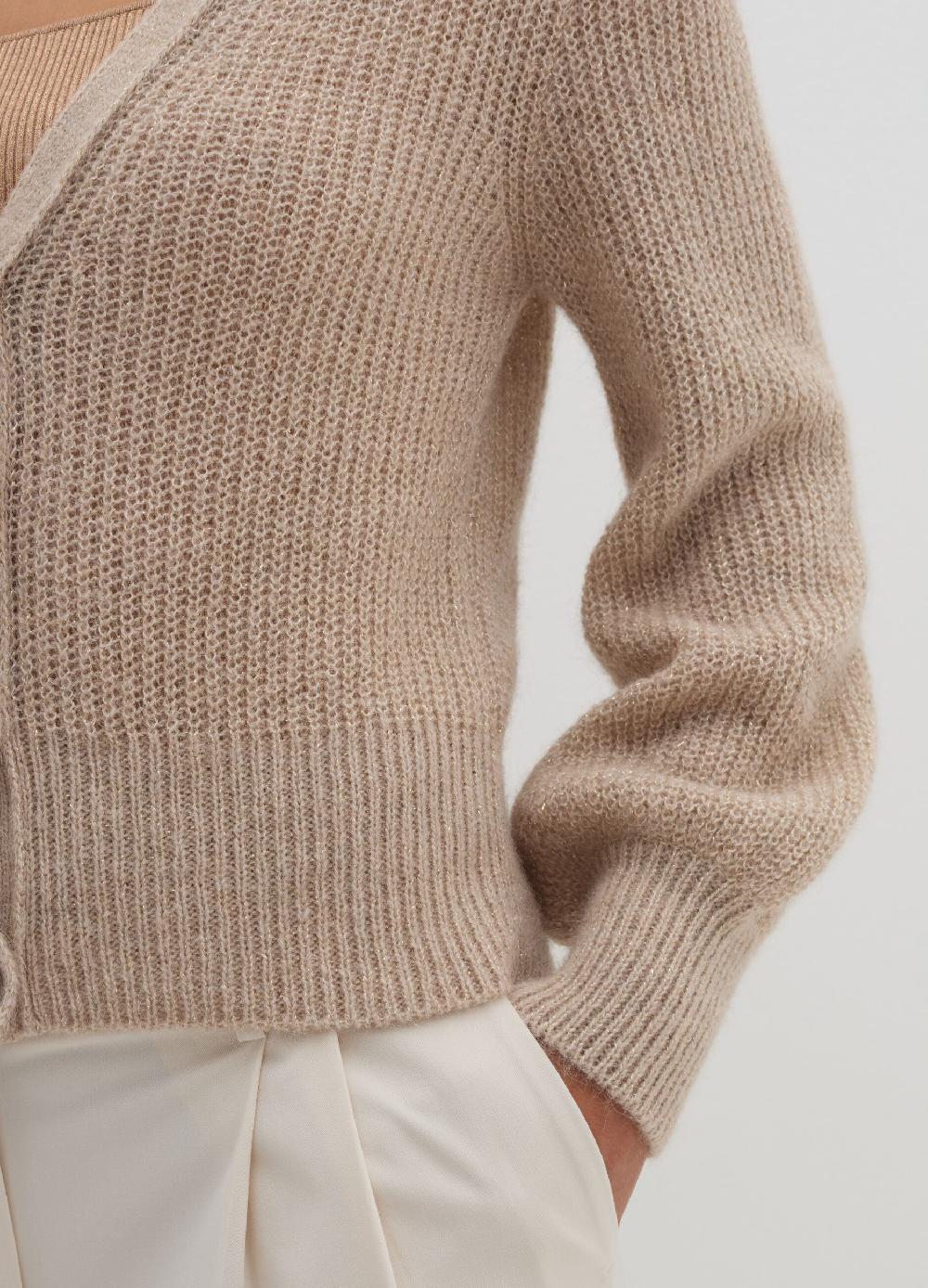 Stefanel Cardigan in lurex con scollo a V Offerta speciale