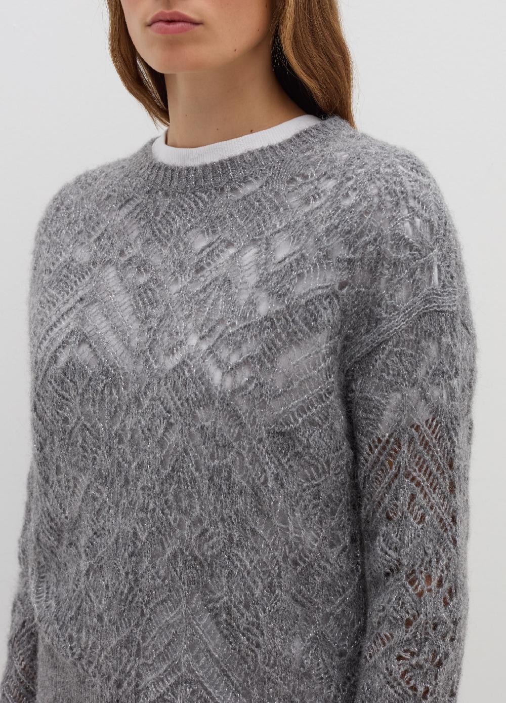 Stefanel Pullover traforato con lurex Comprare a buon mercato