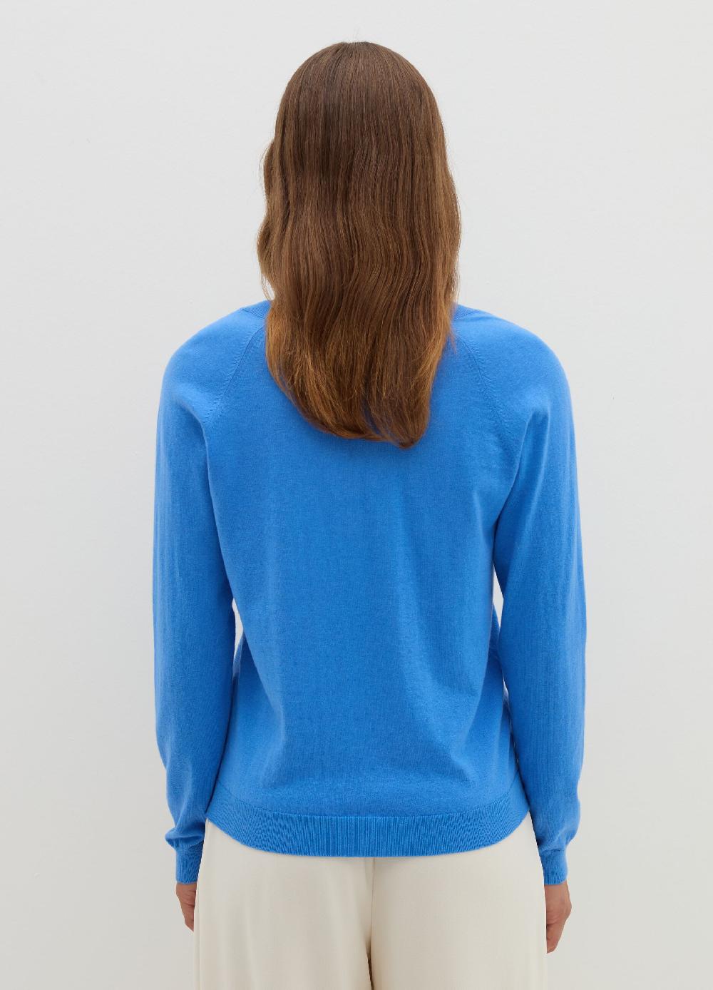 Stefanel Pullover in lana cotone e cashmere scollo a V Offerta San Valentino