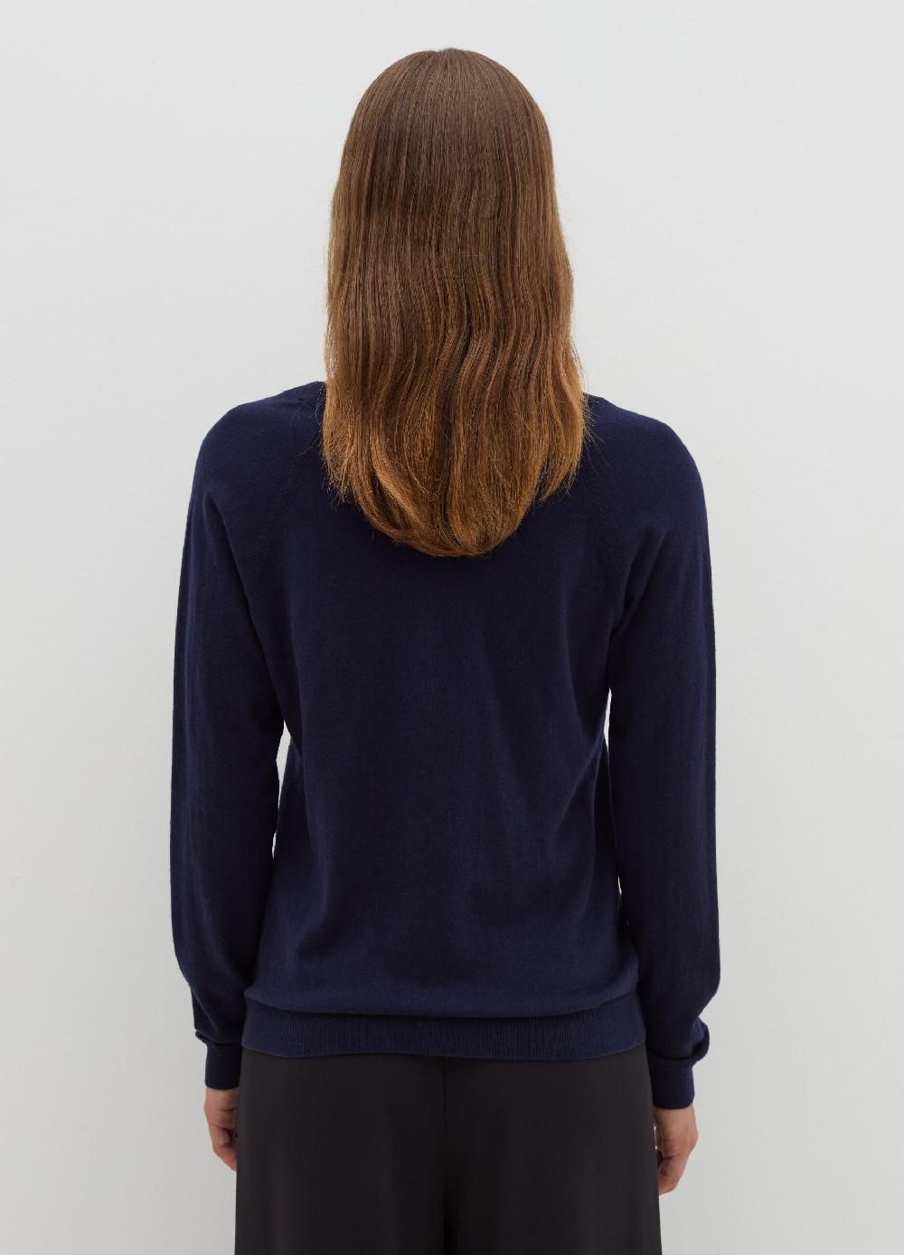 Stefanel Pullover in lana cotone e cashmere scollo a V Offerta Anniversario