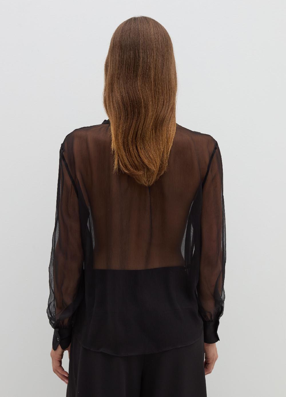 Stefanel Blusa in crêpe di seta Online Outlet