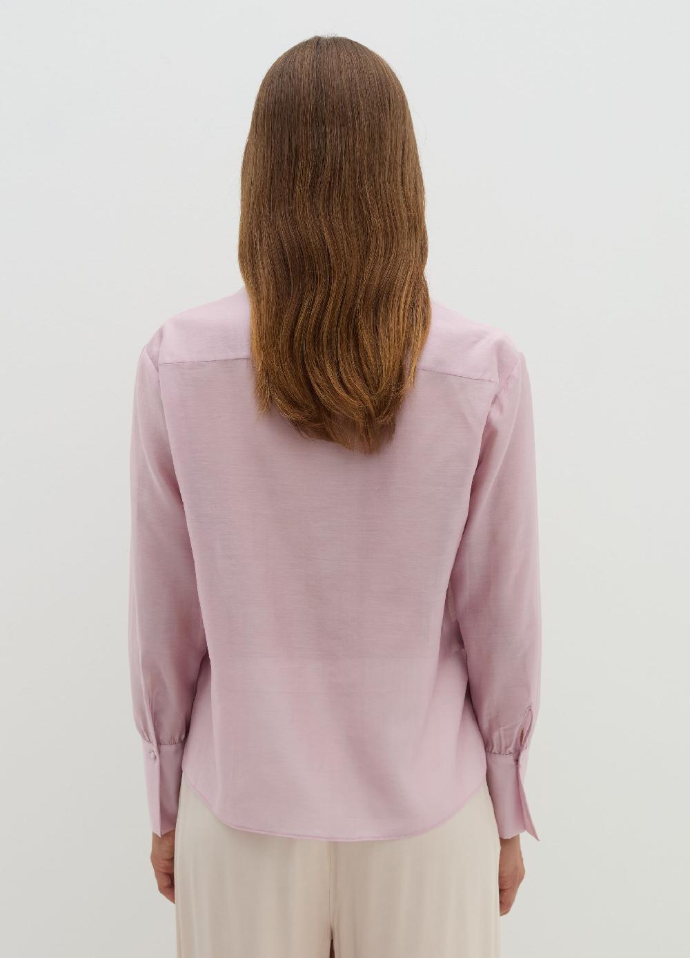 Stefanel Blusa in Tencel muslin con fiocco Offerte stagionali