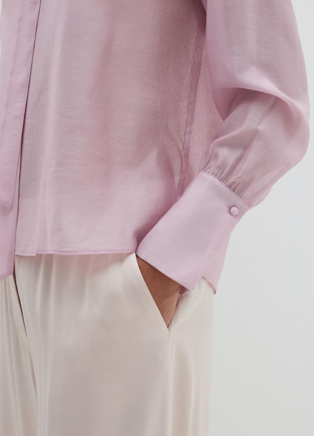Stefanel Blusa in Tencel muslin con fiocco Offerte stagionali