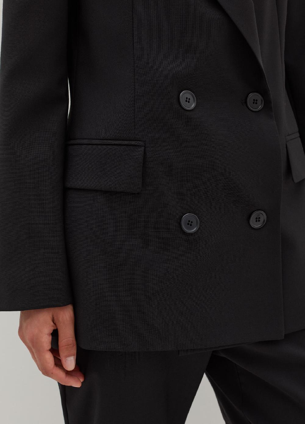 Stefanel Blazer doppiopetto in fresco lana Rilascio limitato