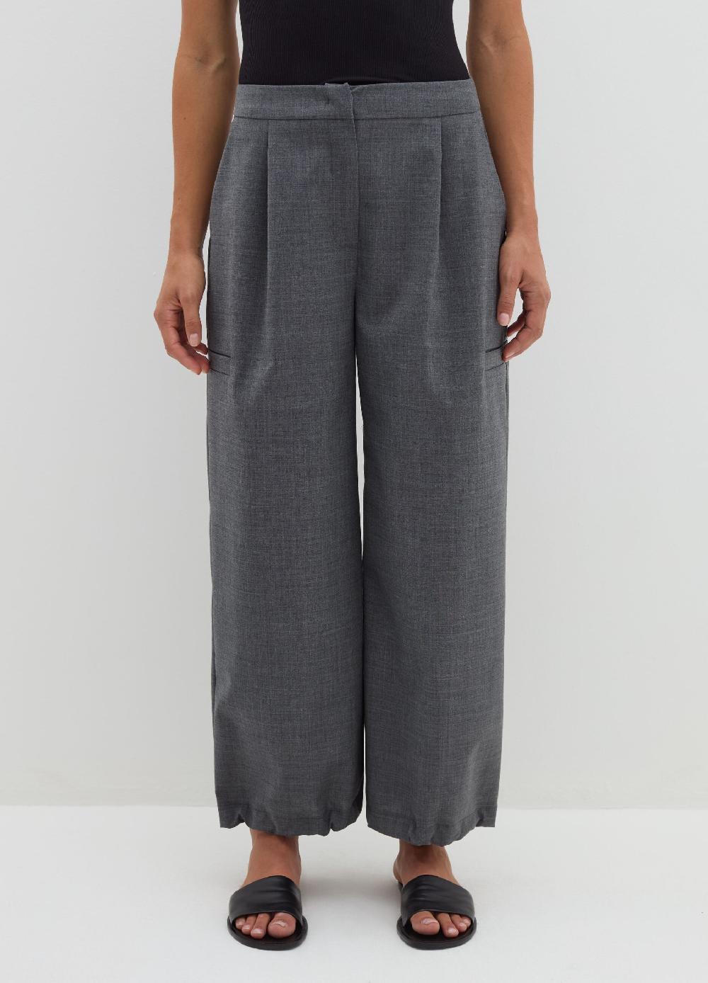 Stefanel Pantalone a gamba larga in fresco lana ACQUISTA ORA