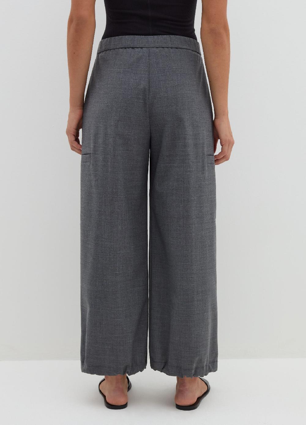 Stefanel Pantalone a gamba larga in fresco lana ACQUISTA ORA