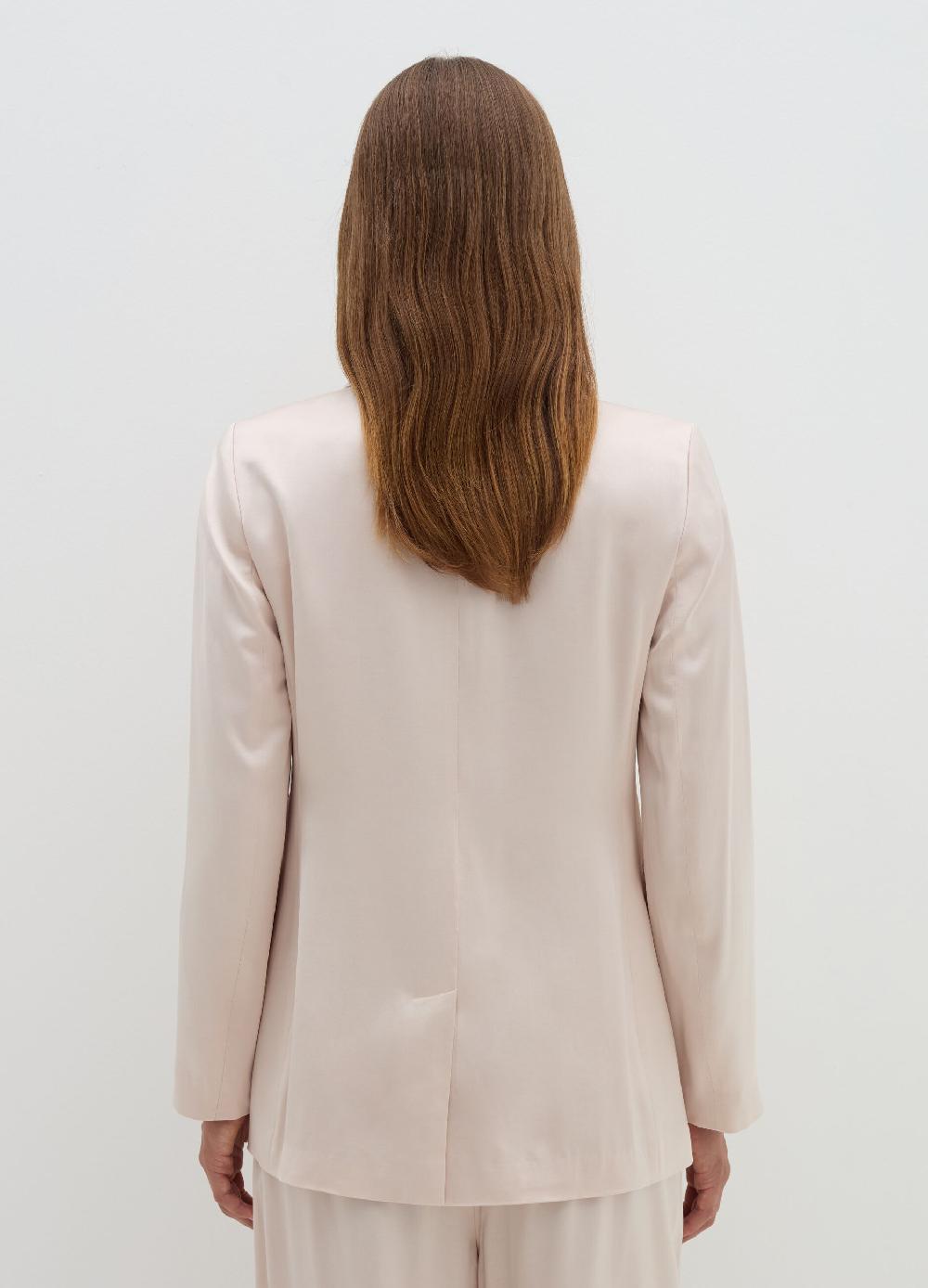 Stefanel Blazer fluido monopetto in viscosa satin Promozione temporanea