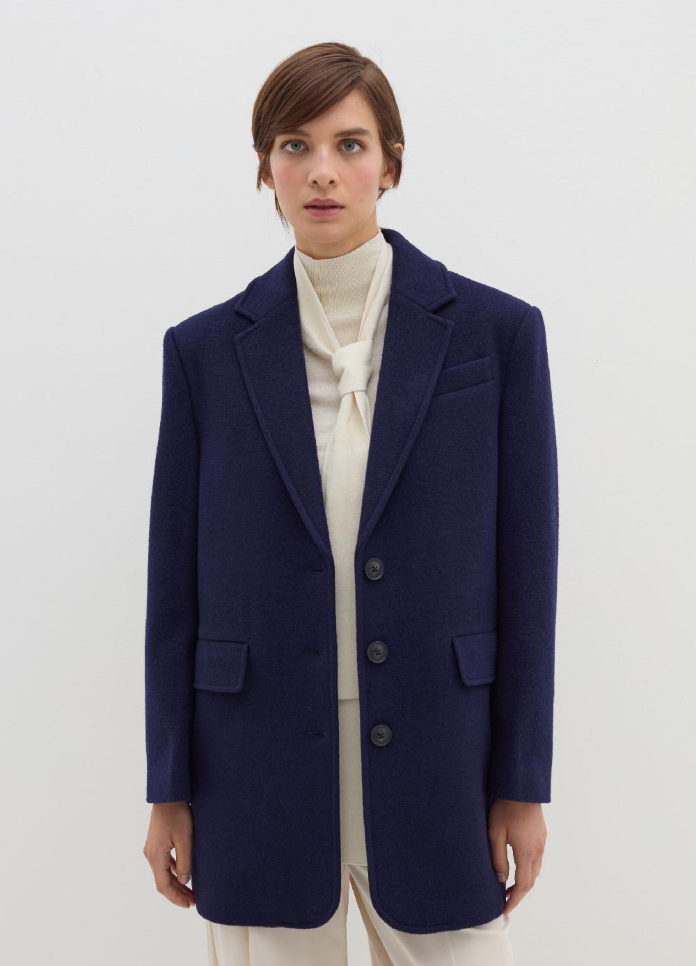 Stefanel Cappotto sette ottavi in panno Fino al 60% di sconto
