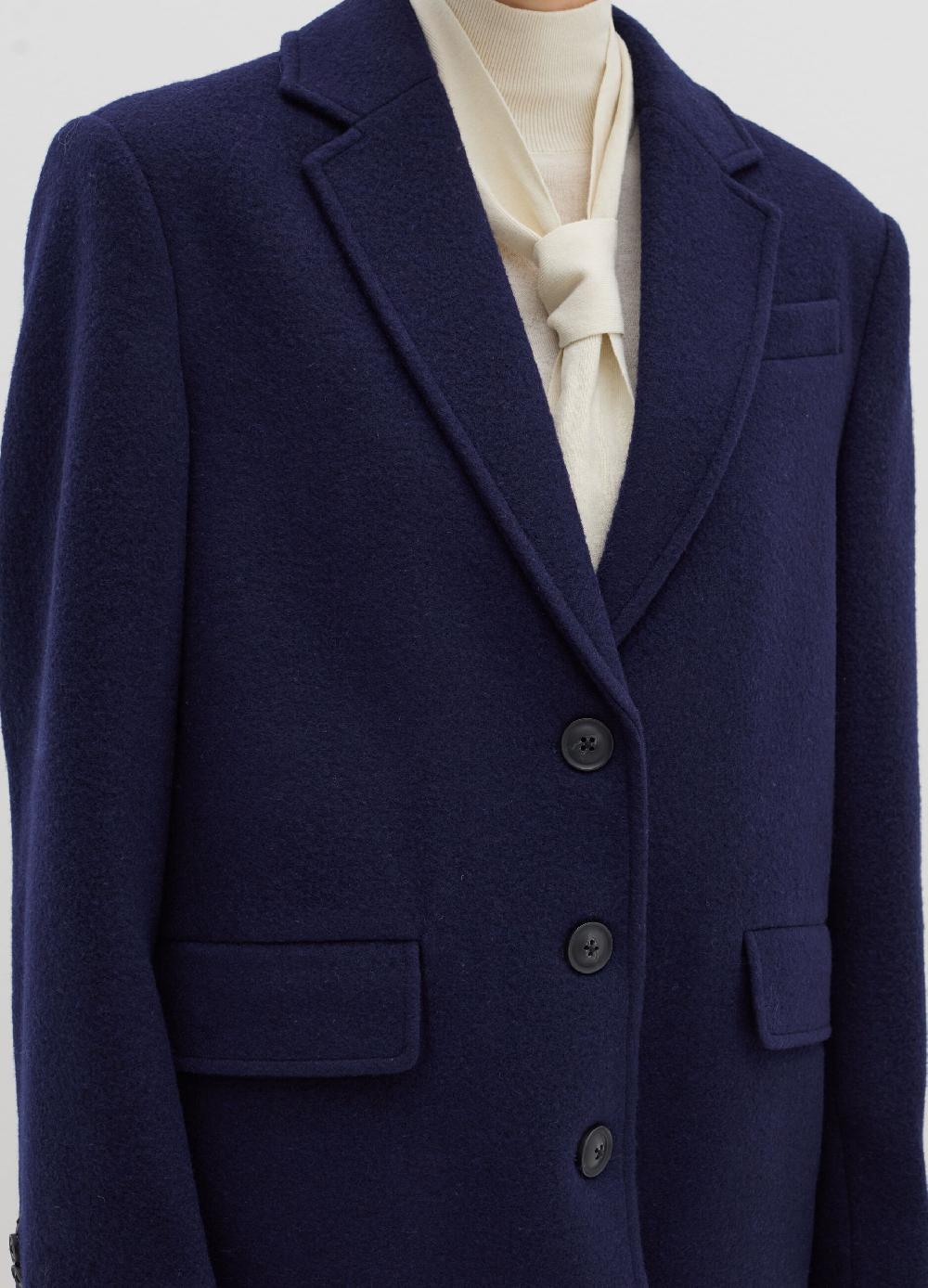 Stefanel Cappotto sette ottavi in panno Fino al 60% di sconto