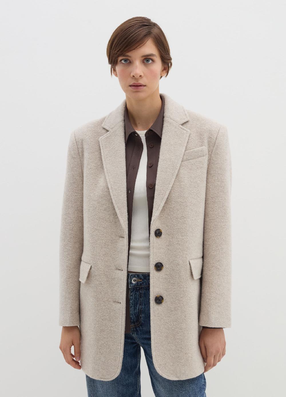 Stefanel Cappotto sette ottavi in panno Only for today