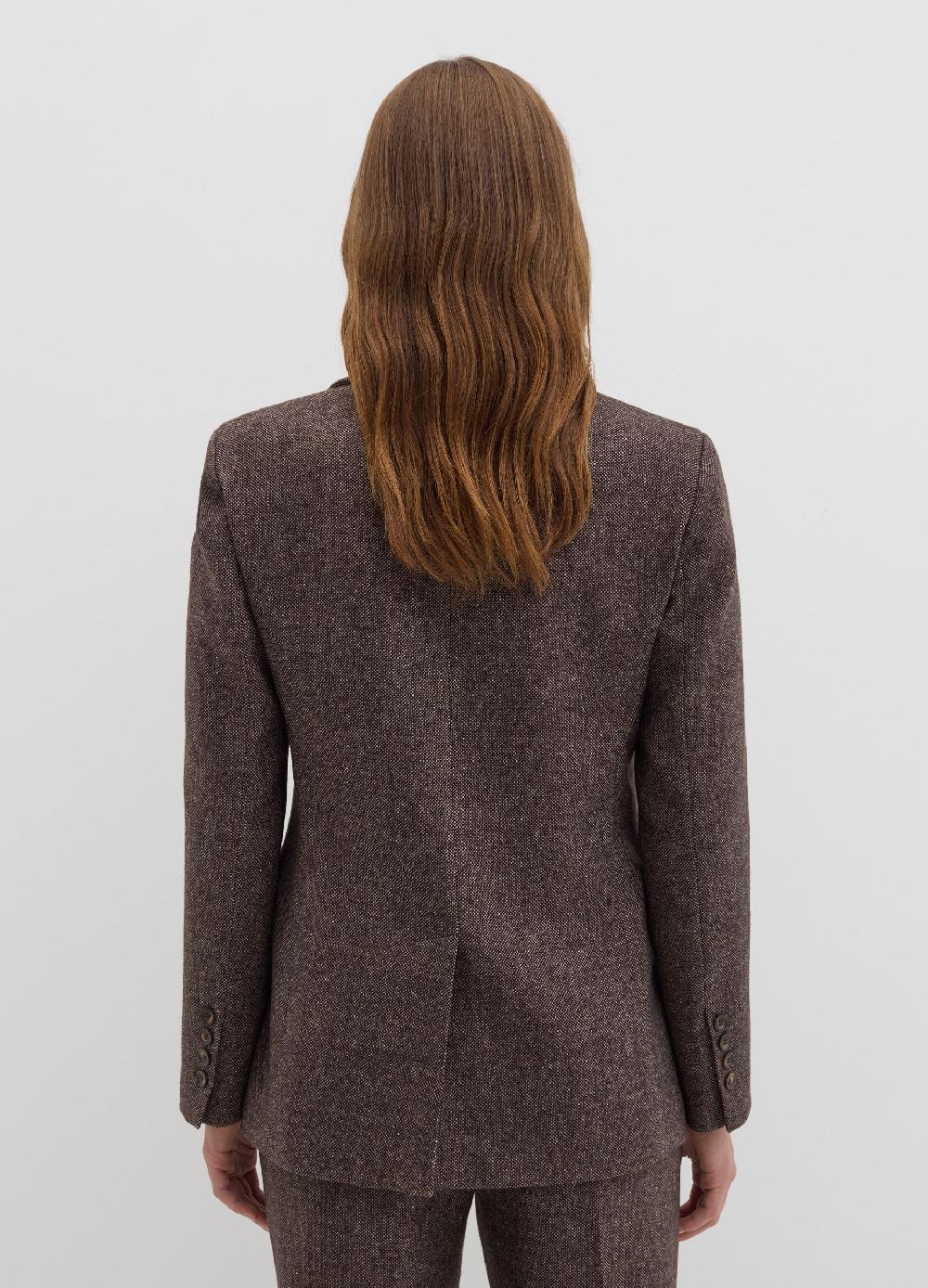 Stefanel Blazer monopetto in tweed Trasporto libero internazionale