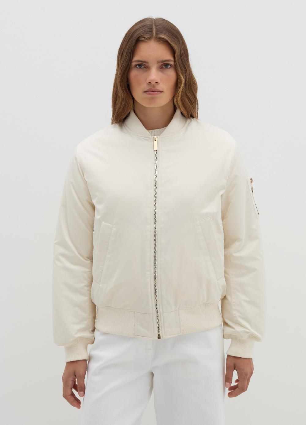 Stefanel Bomber full-zip effetto satin Officina