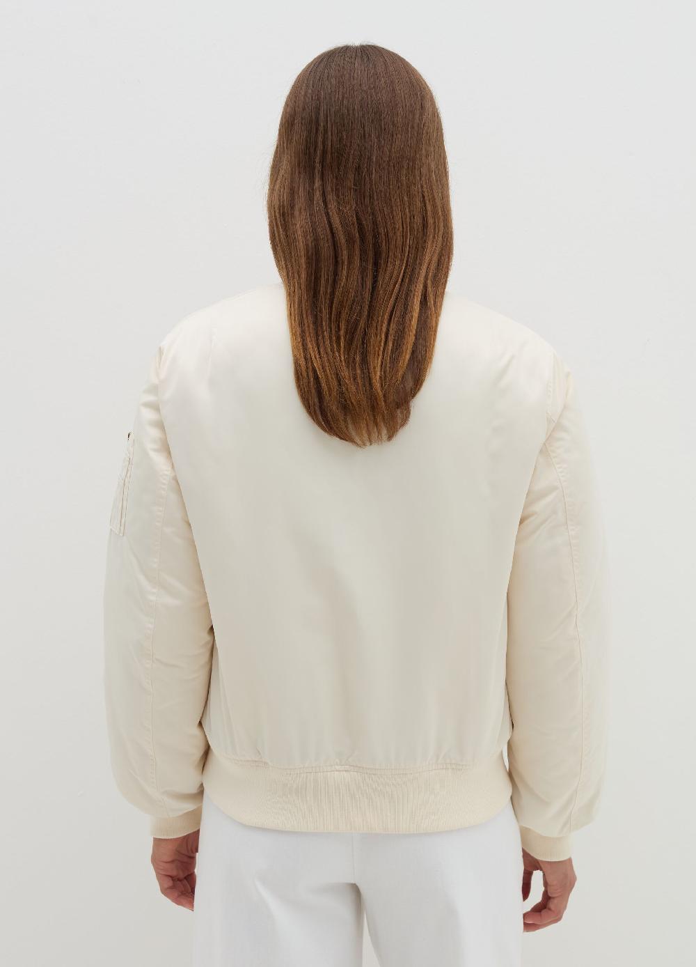 Stefanel Bomber full-zip effetto satin Officina