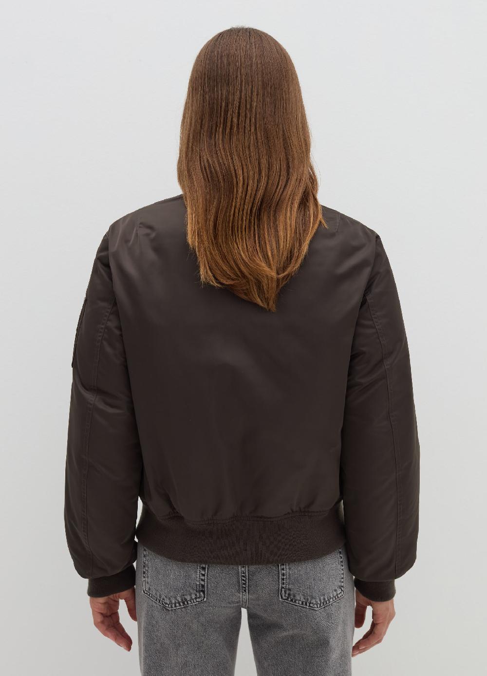 Stefanel Bomber full-zip effetto satin Black Friday Prezzi