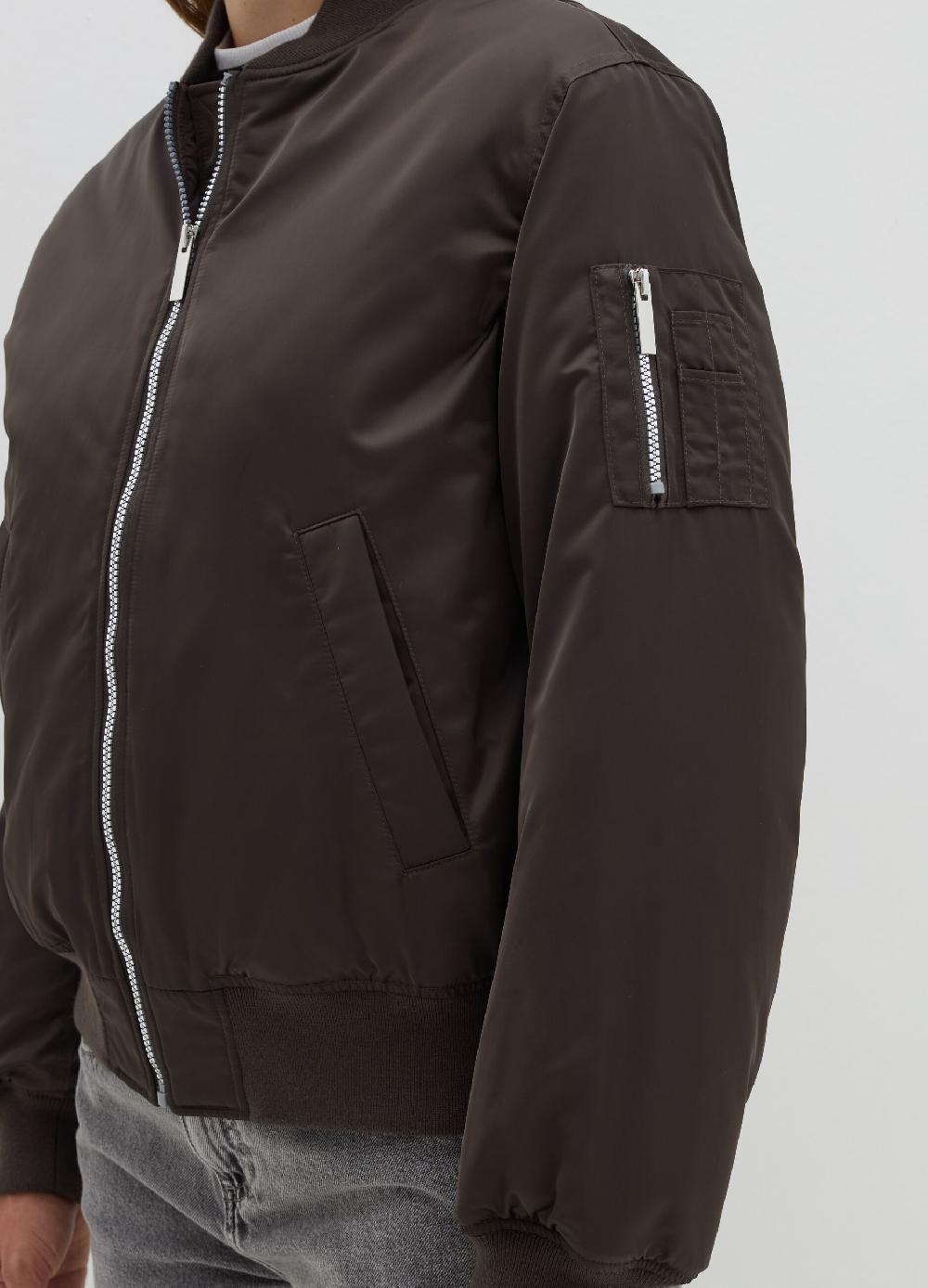 Stefanel Bomber full-zip effetto satin Black Friday Prezzi