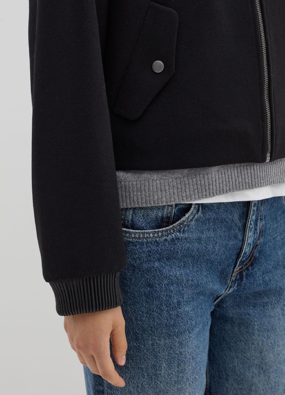 Stefanel Bomber full-zip in tweed 2025