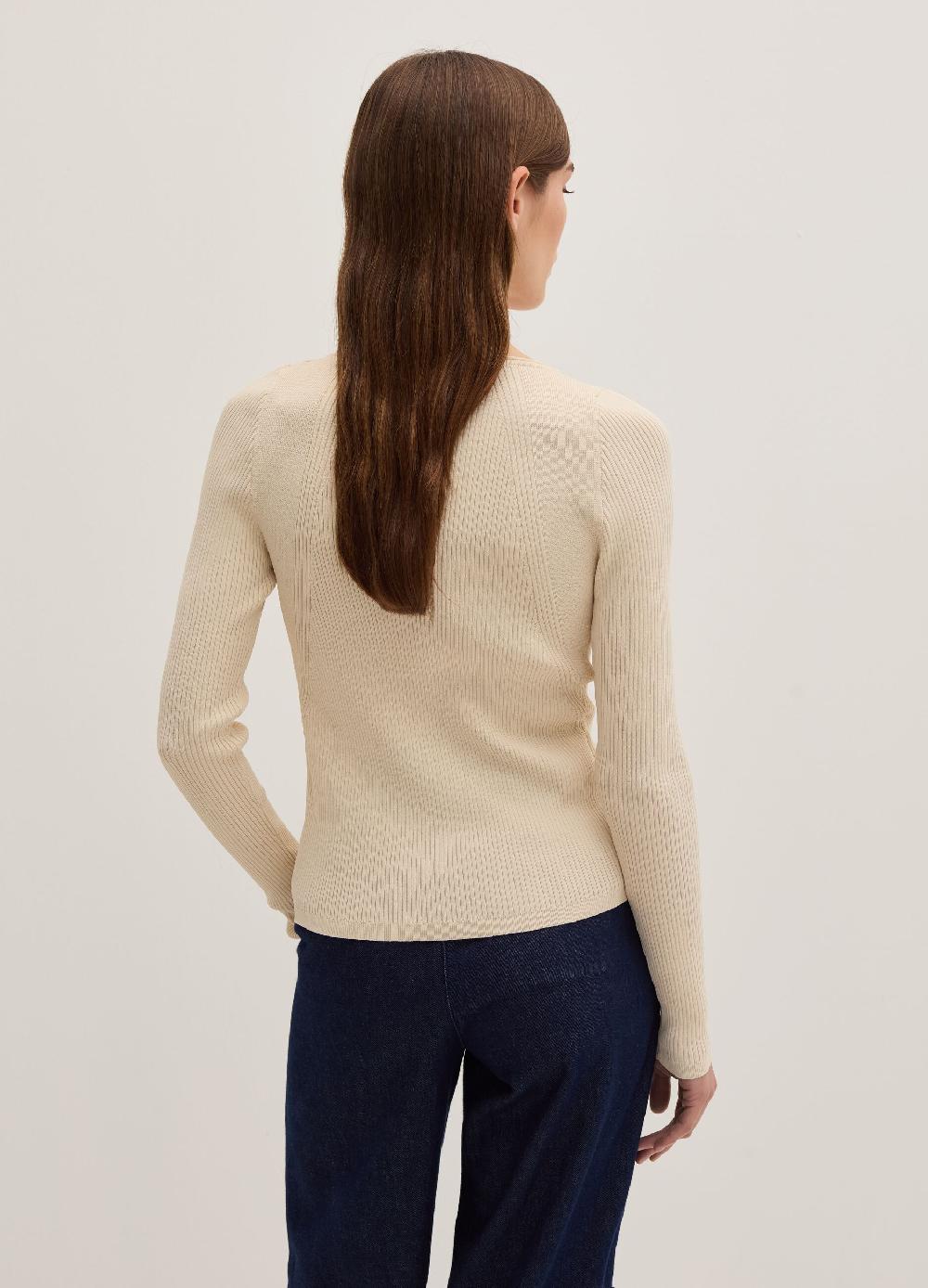 Stefanel Cardigan in crêpe con dettagli cut out Vendita