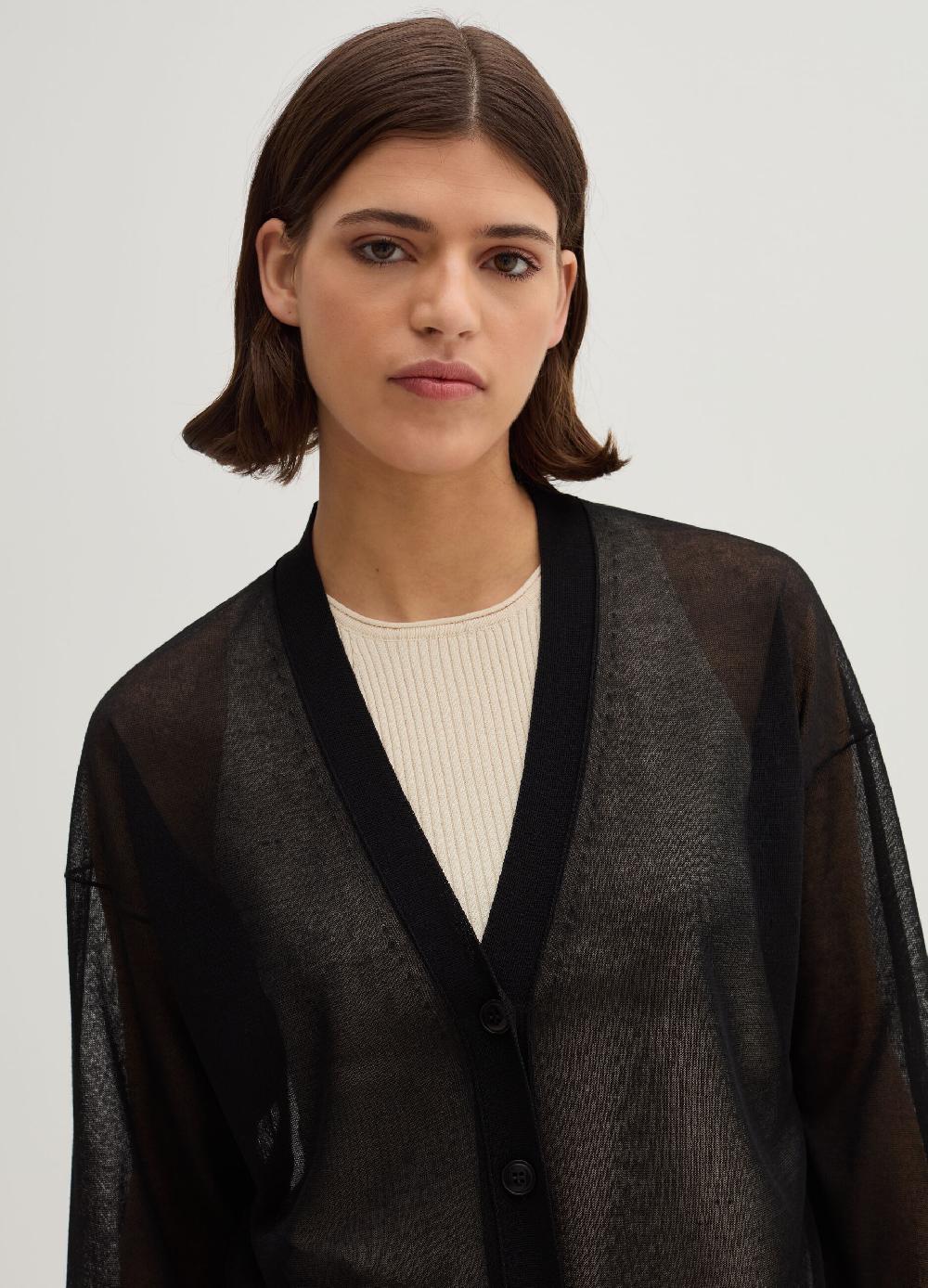 Stefanel Cardigan effetto trasparenza Fino Al -60%