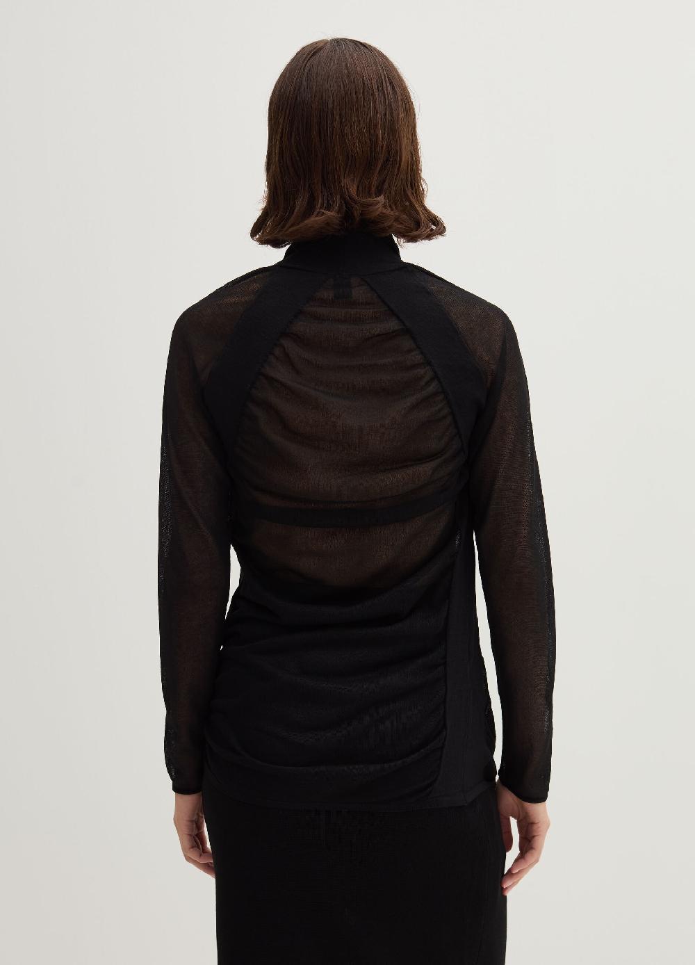 Stefanel Maglia effetto trasparenza con maniche raglan Shopping Online