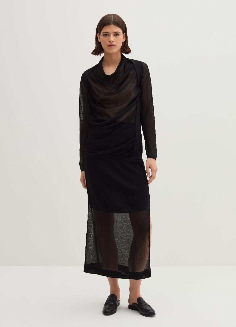 Stefanel Maglia effetto trasparenza con maniche raglan Shopping Online