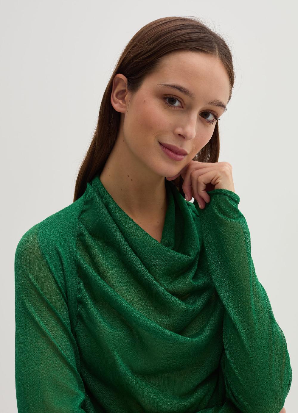 Stefanel Maglia effetto trasparenza con maniche raglan Presa