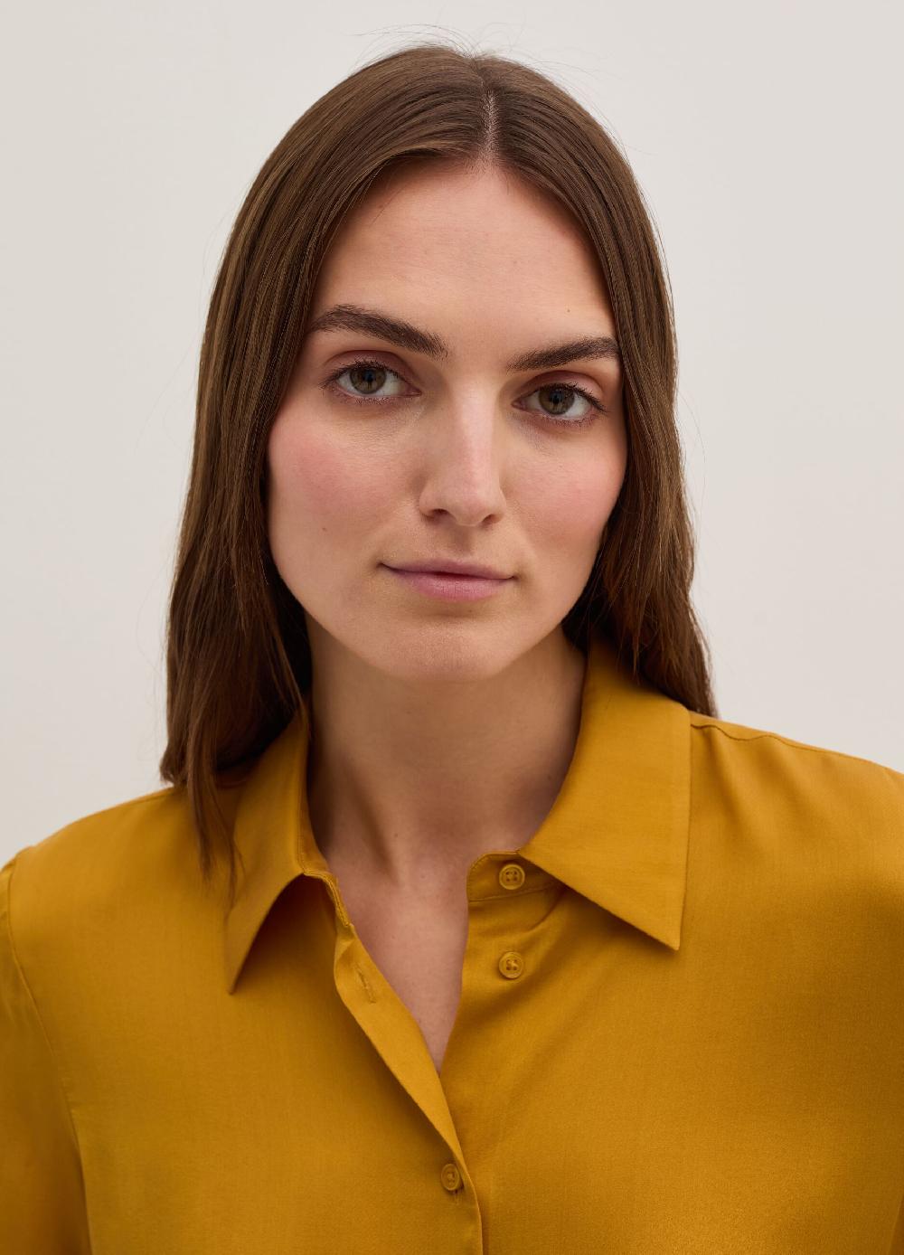 Stefanel Camicia regular fit in satin Hotsell