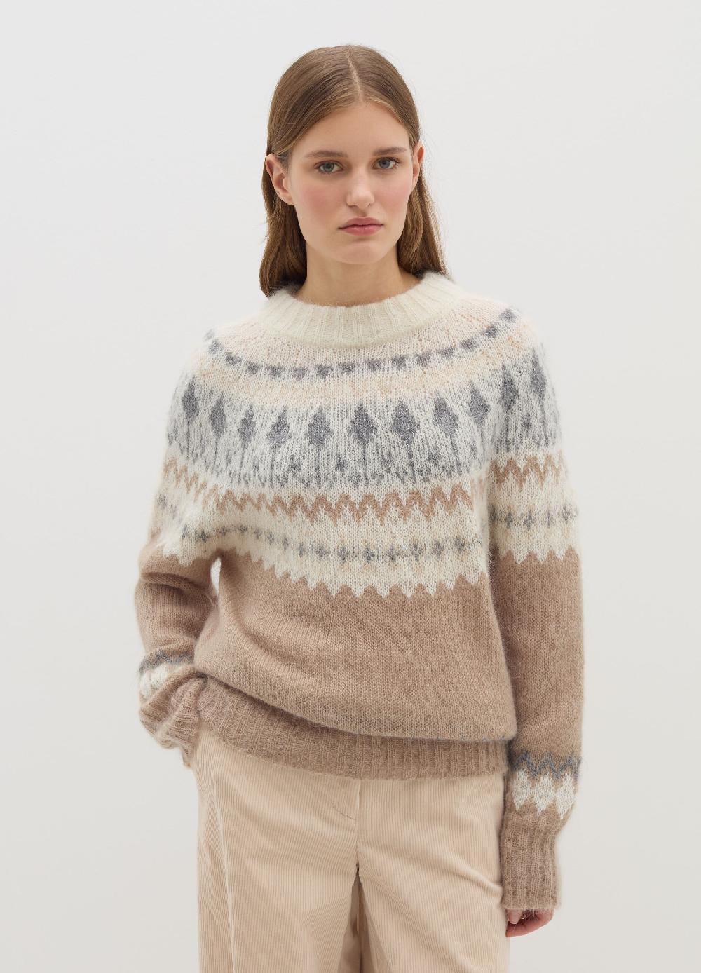 Stefanel Pullover con disegno jacquard Moda