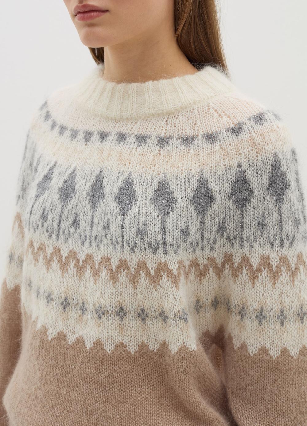 Stefanel Pullover con disegno jacquard Moda