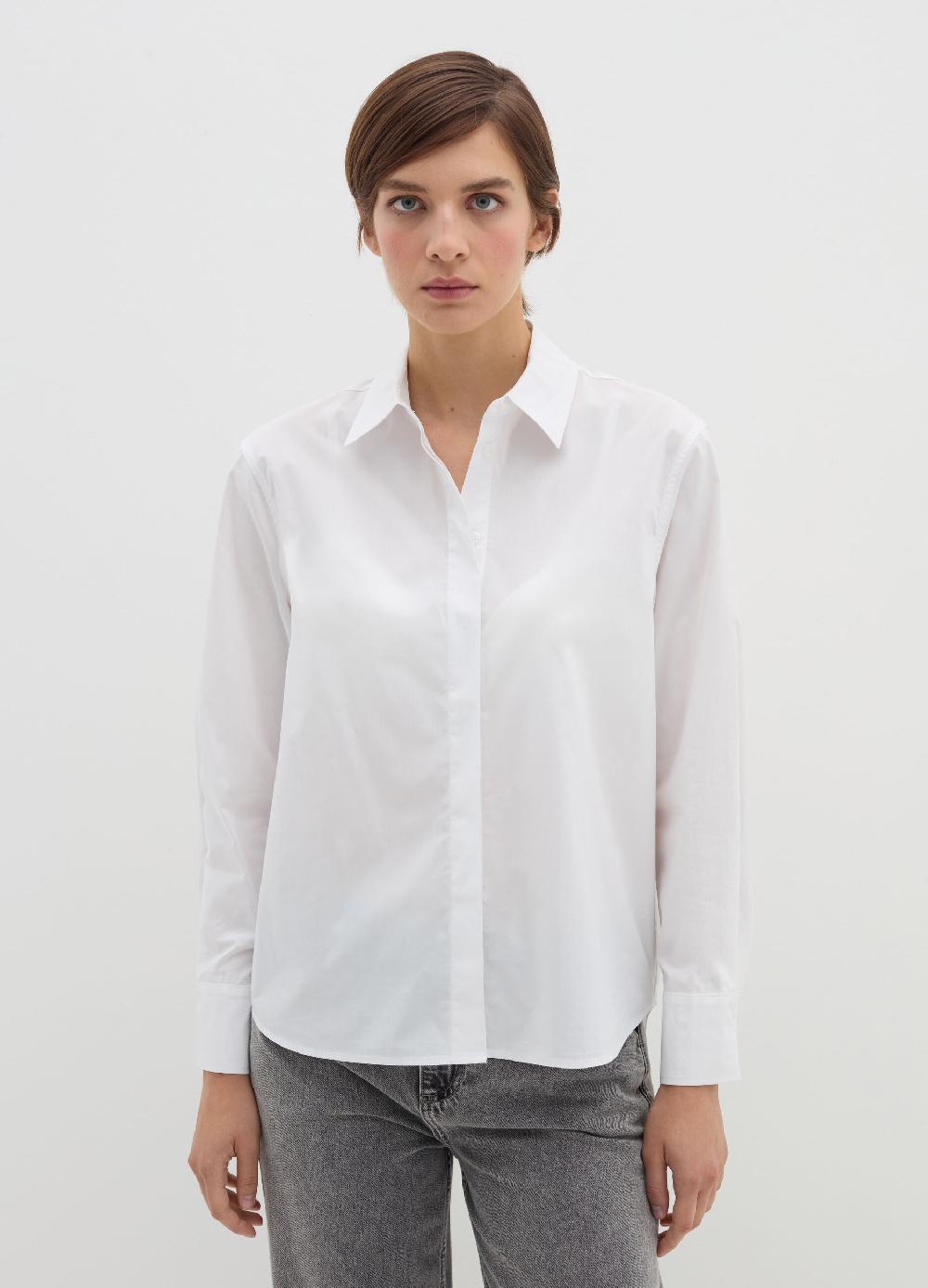 Stefanel Camicia regular fit in popeline Comprare a buon mercato