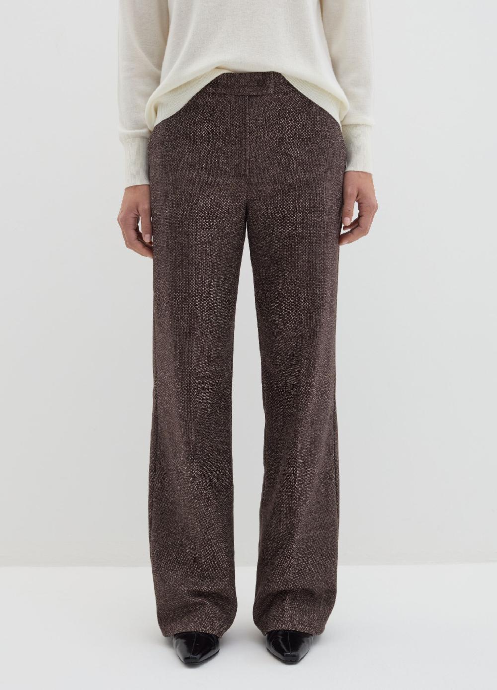 Stefanel Pantalone palazzo in tweed Flash Sale