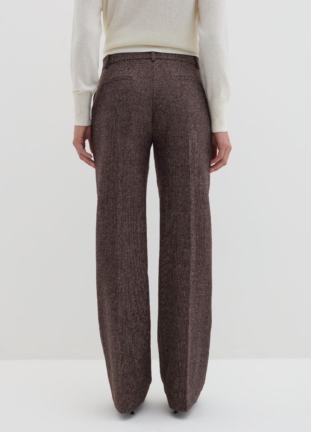 Stefanel Pantalone palazzo in tweed Flash Sale