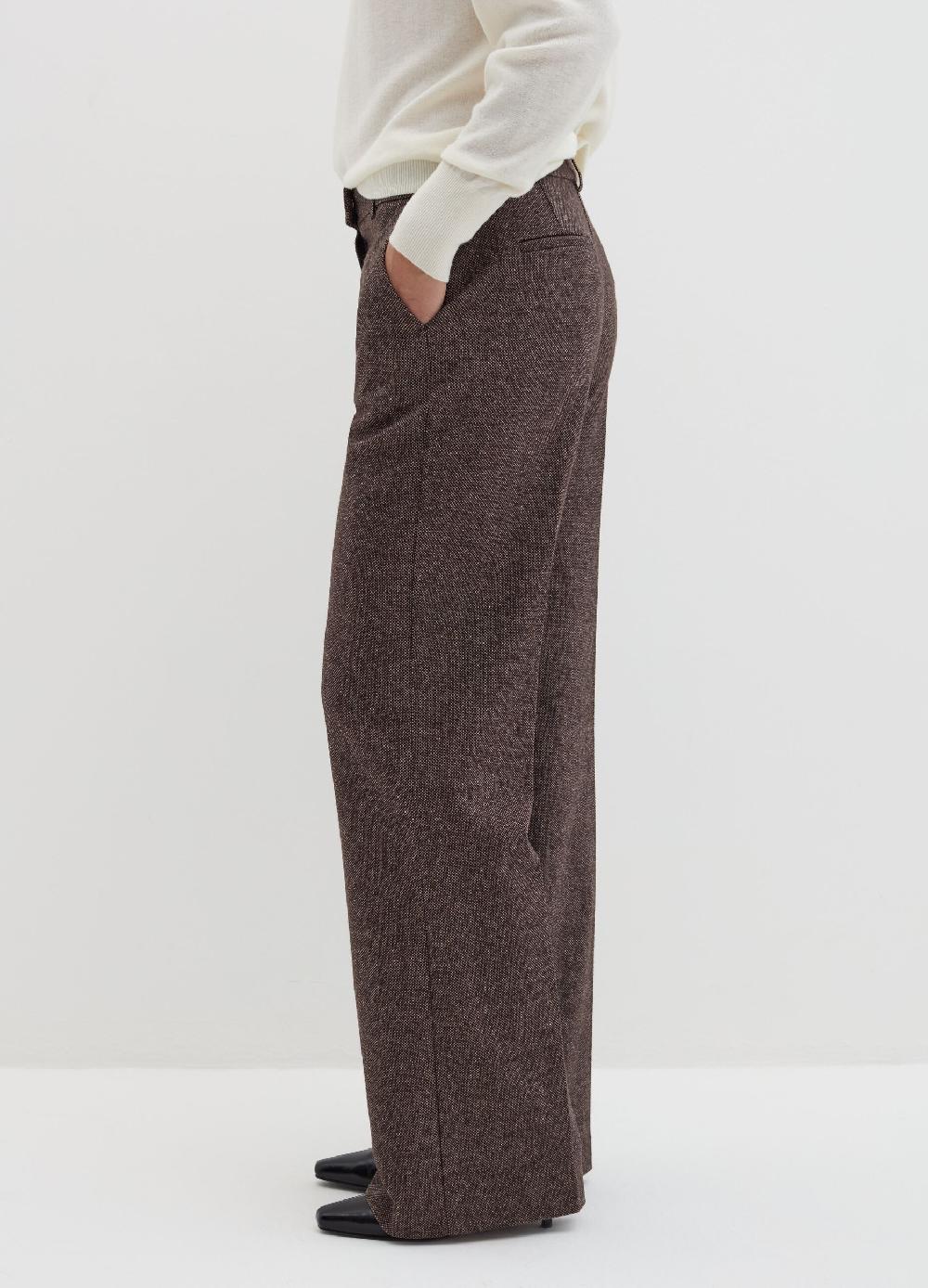 Stefanel Pantalone palazzo in tweed Flash Sale