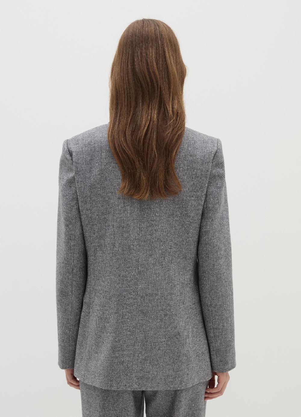 Stefanel Blazer doppiopetto in tweed Fornitura limitata