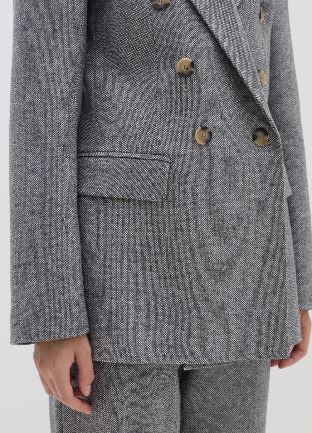 Stefanel Blazer doppiopetto in tweed Fornitura limitata