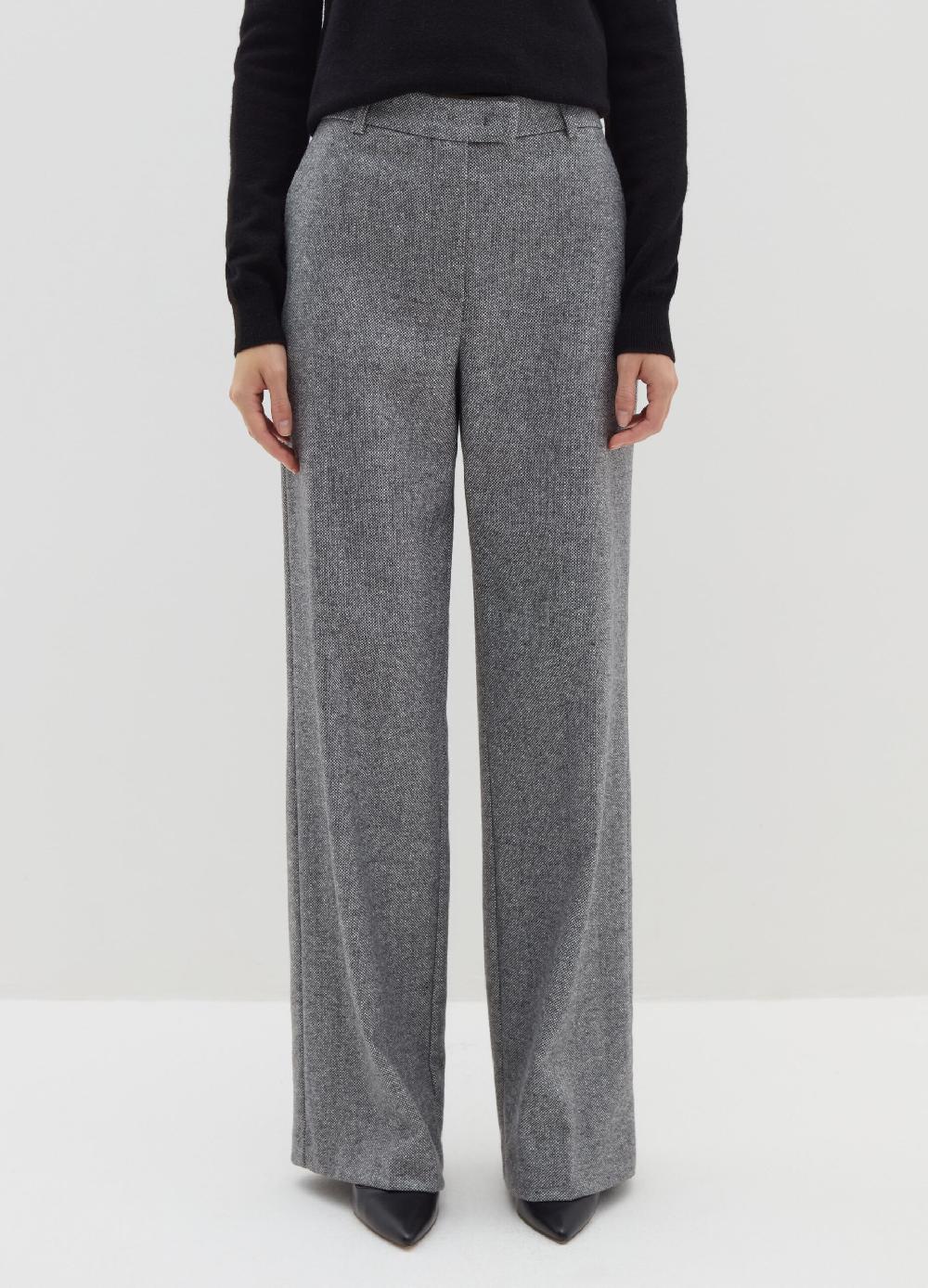 Stefanel Pantalone palazzo in tweed Shopping online