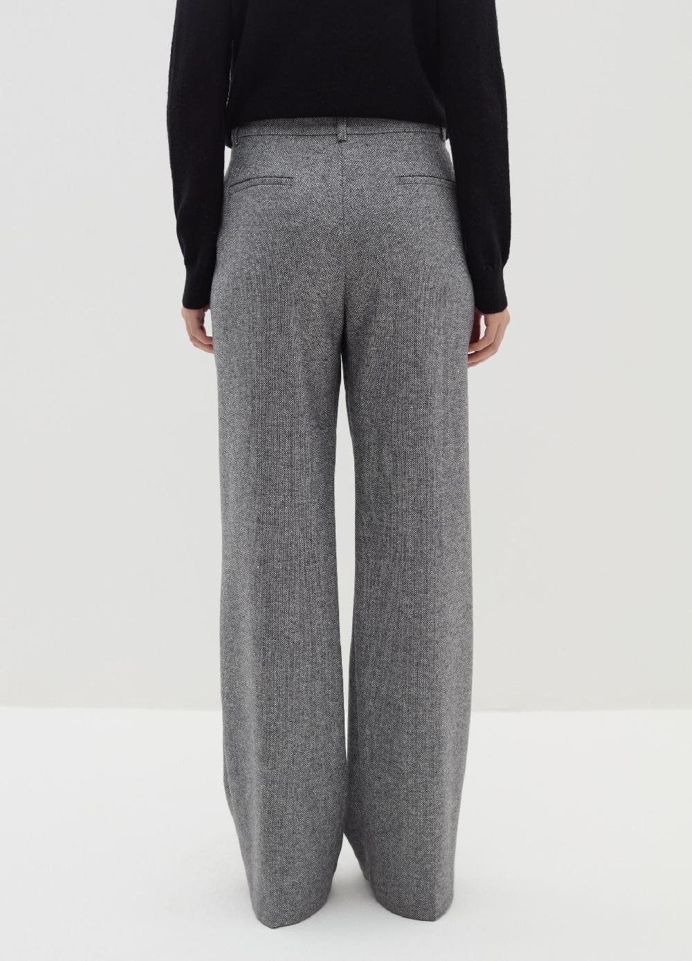 Stefanel Pantalone palazzo in tweed Shopping online