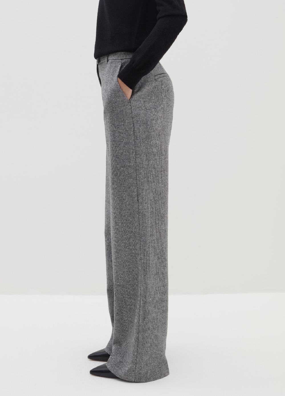 Stefanel Pantalone palazzo in tweed Shopping online