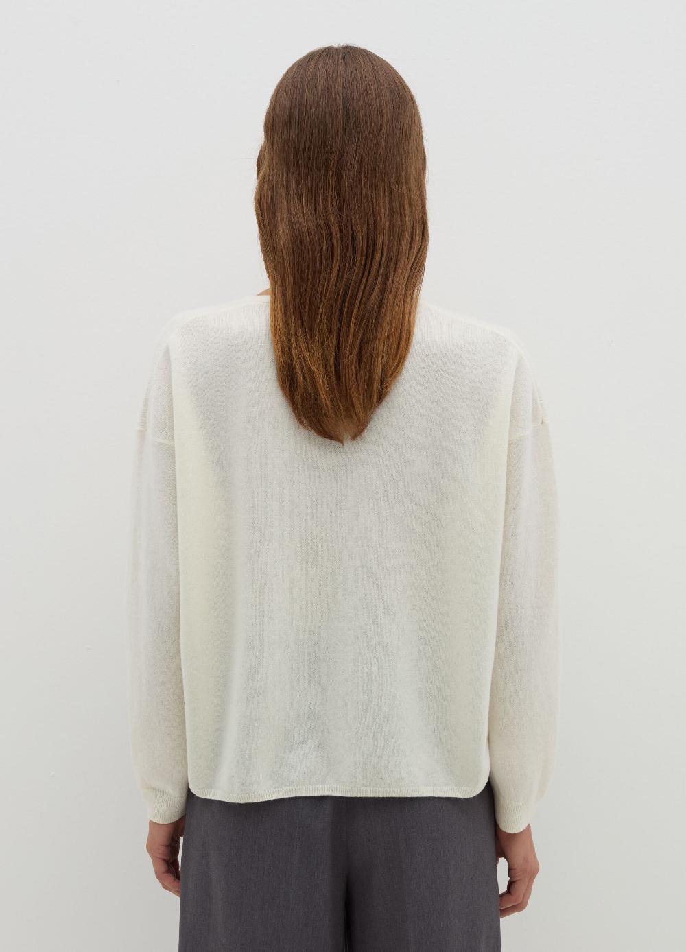 Stefanel Pullover in lana e cashmere con scollo a V Offerta Anniversario
